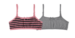 KIT 2 TOPS INFANTIS MENINA SEM BOJO EM ALGODÃO MALWEE KIDS
