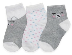 Kit Meia 3 Pares Rovitex Kids