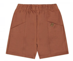 Bermuda Masculina Infantil Em Moletinho Malwee Marrom - comprar online