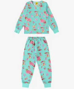 Pijama Infantil Menina Florido Rovi Kids Azul na internet