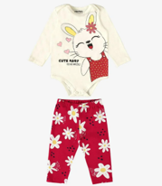 Conjunto Infantil Body Com Legging Rovi Kids - comprar online
