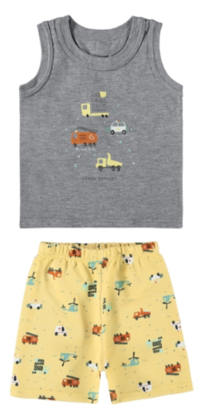 Conjunto Infantil Menino Vamos Brincar! Em Algodão Malwee Kids