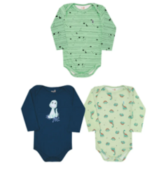 Kit Body Bebê Manga Longa - Kiko Baby - comprar online