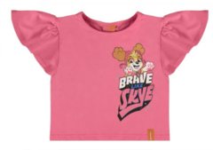 Blusa Infantil Menina Manga Babado Patrulha Canina Malwee Kids Rosa - comprar online