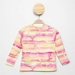 Camiseta Infantil Kely & Kety Proteção UV 50+ Estampada Menina