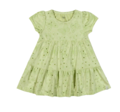 Vestido Infantil Verde Elian Verde na internet
