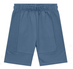 Bermuda Masculina Infantil Em Moletinho Carinhoso Azul - comprar online