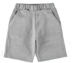 Bermuda Masculina Juvenil Em Moletinho Malwee Cinza - comprar online