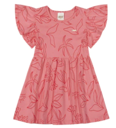 VESTIDO MANGA CURTA COQUEIROS COLORITTÁ