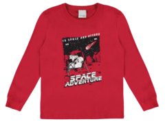 CAMISETA INFANTIL MENINO SPACE ADVENTURE EM ALGODÃO MALWEE KIDS