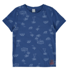 CAMISETA INFANTIL MENINO PRANCHA E COQUEIROS EM MEIA MALHA MALWEE KIDS