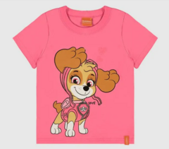 Camiseta Infantil Menina Personagens Patrulha Canina Malwee Kids - comprar online