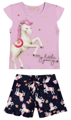 CONJUNTO UNICÓRNIO INFANTIL TRICK NICK