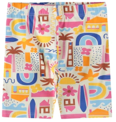BERMUDA INFANTIL MENINA ESTRELAS EM ALGODÃO MALWEE KIDS OFF WHITE