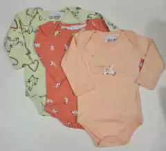 Kit Body Bebê Manga Longa - Kiko Baby