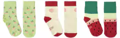 Kit Meia 3 Pares Cano Curto Malwee