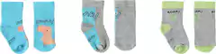 Kit 03 Meias Cano Curto Estampada Malwee