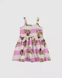 Vestido Infantil Rodado Patrulha Canina Em Algodão Malwee Kids Rosa - comprar online