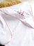 Toalha Fralda Meu Nome Poá Rosa - comprar online