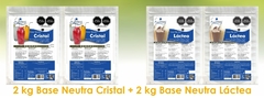 Paquete 100 Frappés Bases Neutras 32 Oz. (4 kg bases neutras) - comprar en línea