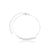 Pulseira Veneziana com Quadradinhos Prata