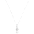 Colar Pingente Círculo com Zircônia Prata