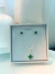 Conjunto Colar Mini Trevo Verde e Brinco Verde Prata