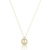 Pingente Nossa Senhora Borda com Zircônia Dourado - comprar online