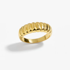 Anel Esferas Dedinho Dourado - comprar online