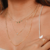 Choker Trio Bolinhas Zirconia Verde Dourado - comprar online