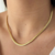 Choker Malha 4mm Dourado - Baruc Semijoias │ Loja de Semijoias Femininas 