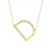 Colar Letra Dourado - comprar online