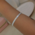 Bracelete Dobrável Cordão Baiano Prata