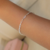 Pulseira Cadeado Longo Prata na internet