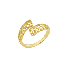 Anel Telinha Regulavel Dourado - comprar online