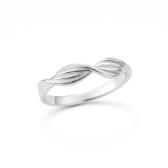 Anel Torcido Prata - comprar online