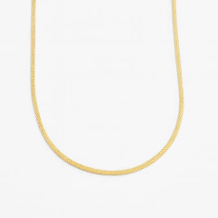 Choker Laminada Fina Dourado - comprar online