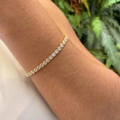 Pulseira Inteira Riviera Dourado - comprar online