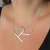 Colar Letra Prata