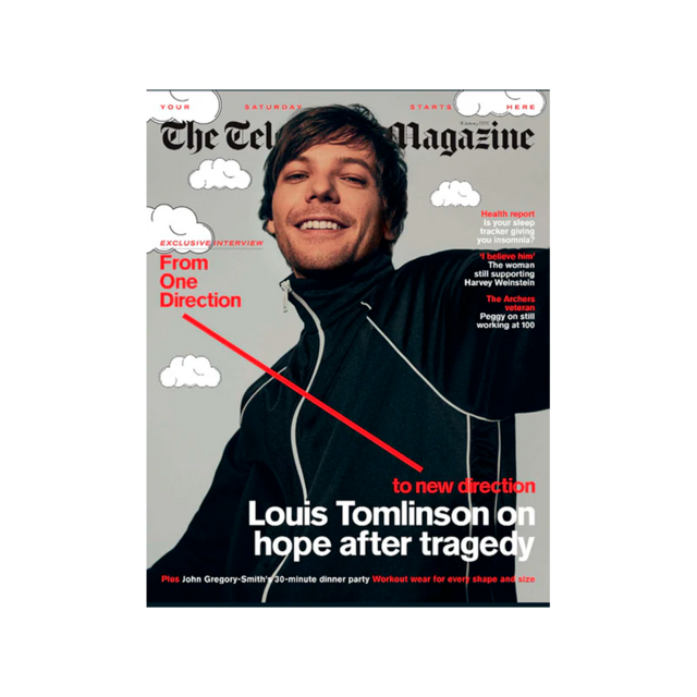 [PRONTA-ENTREGA] The Telegraph Magazine - Louis Tomlinson (Ed. janeiro ...