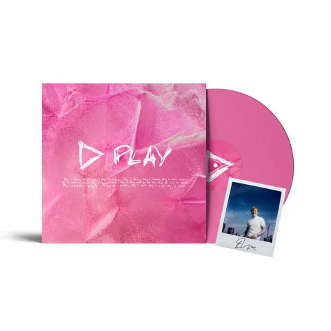 Ed Sheeran - Play [Vinil pink + polaroid autografada] - comprar online
