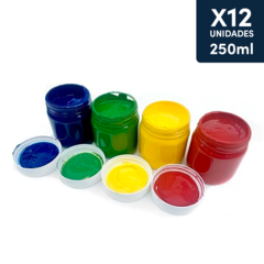 Pintura Acrílica Profesional Artística X 250cc - 12 Unidades