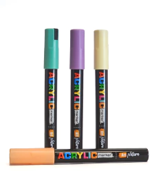 Marcador Acrilico Art Nature punta Fina x 3 - ARTISTICA MUNCH