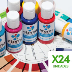 Acrilico Decorativo Eterna De 50ml X 24 Unidades