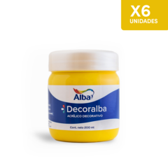 Acrilico Decorativo Decoralba 200ml X 6 Unidades