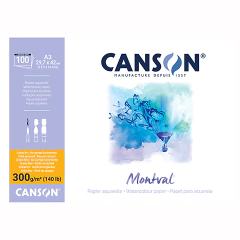 Block Canson Montval 300gr A3 100 Hojas