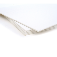 MDF 3mm Entelado 27x35 Cm Blanco Acrilico Oleo x 5 - comprar online