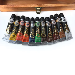 Caja Porta Pinceles Corta Fime + 11 Oleos De 18ml Alba - comprar online