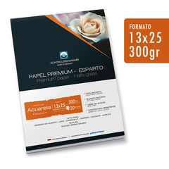 Papel Para Acuarela A Granel - Esparto - 13x25 - 300gr X20 H