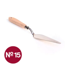 Espatula Profesional De Acero Inoxidable Nª 15
